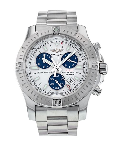 breitling colt chronograph 2 manual|pre owned breitling colt chronograph.